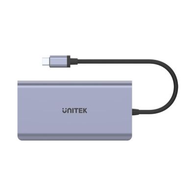 3. UNITEK HUB USB-C 2X USB 3.1, HDMI, DP, RJ45, SD