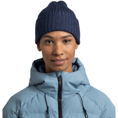3. Buff Knitted Erviny Beanie 13668171710 Granatowe One size