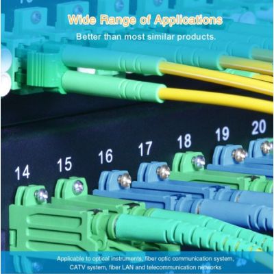 2. Helos 254695 kabel InfiniBand / światłowodowy 10 m E-2000 LC Kolor Aqua