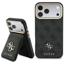Etui Guess 4G z portfelem Magsafe na iPhone 18 Pro / 17 Pro - czarne