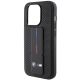 7. Etui BMW Grip Stand Smooth & Perforated na iPhone 15 Pro - czarne