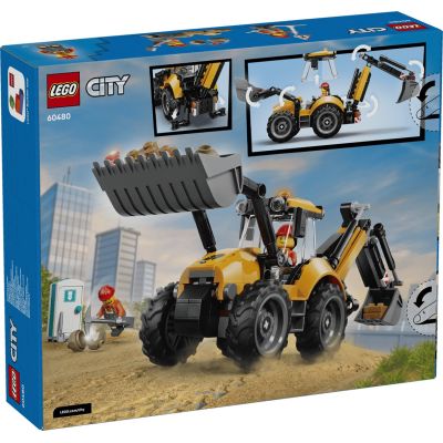 2. LEGO City 60480 - Żółta koparko-ładowarka
