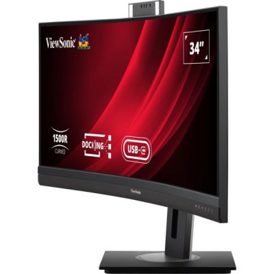 6. Monitor LED Sonic VG3457CV 34 zakrzywiony 2K 21:9 3 - Płaski ekran - 86,4 cm