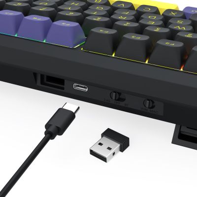 6. REDRAGON Glintstone K725LBY-RGB-PRO klawiatura Czarny