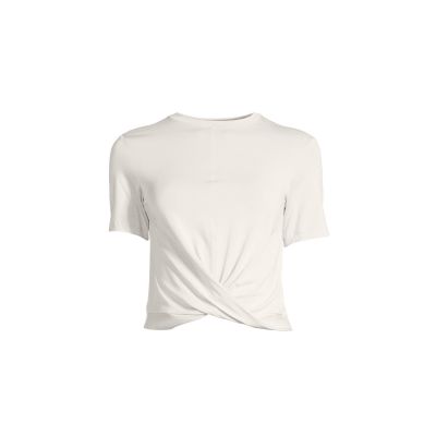 5. Koszulka CASALL Delight Short Wrap Tee biały