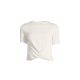 5. Koszulka CASALL Delight Short Wrap Tee biały