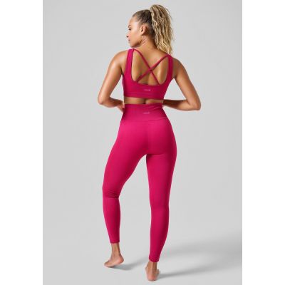 6. Legginsy CASALL Scallop High Waist Seamless Tights różowy