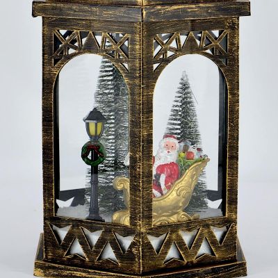 4. LATARNIA DEKORACYJNA LED 32CM - MIKOŁAJ