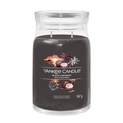 4. Świeca duża BLACK COCONUT YANKEE