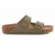 11. Klapki Birkenstock Rivet Logo Vegan Canvas Faded M 1023958