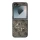 2. Etui Guess Leather 4G Metal Logo na Samsung Galaxy Z Flip 6 - brązowe