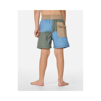 3. Boardshorty chłopięce RIP CURL Block Volley - Boy niebieskie