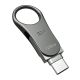 3. Pendrive Silicon Power Mobile C80 128GB Dual USB 3.1/Type-C Silver (SP128GBUC3C80V1S)
