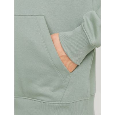 4. Jack&Jones męska bluza z kapturem JJESTAR BASIC SWEAT HOOD NOOS 12208157 ICEBERG GREEN