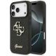 Etui Guess Fixed Glitter Big 4G na iPhone 17 Pro / 18 Pro - czarne