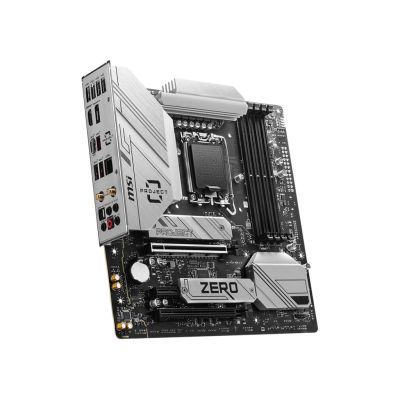 3. Płyta główna MSI B760M PROJECT ZERO Intel B760 LGA 1700 micro ATX