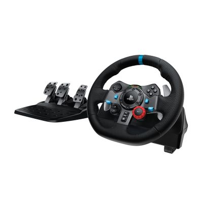 4. Logitech G 941-000113 kontroler gier Czarny USB Kierownica + pedały Analogowa/Cyfrowa PC, PlayStation 4, PlayStation 5, Playstation 3