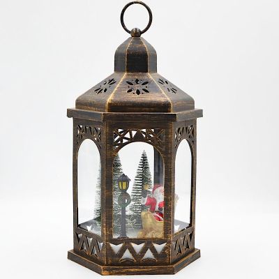 2. LATARNIA DEKORACYJNA LED 32CM - MIKOŁAJ