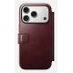 4. NOMAD Modern Leather Folio - skórzane etui do iPhone 17 Pro kompatybilne z MagSafe, skóra Horween (burgundy)
