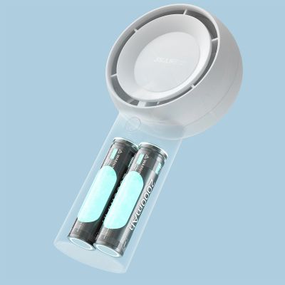 12. Mini dmuchawa Jisulife Handheld Fan Life5 Plus 4000 mAh przenośny wiatraczek wentylator USB - biały