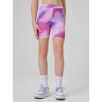 6. Legginsy kolarki sportowe dziewczęce 4F 4FJRSS26TFSTF139-90A