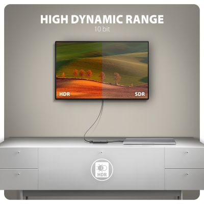 5. Axagon RVC-HI8KPD, USB-C -> HDMI 2.1 redukce / adaptér, 8K/60Hz, 4K/144Hz, HDR10+, PD100W 0,16 m USB Type-C HDMI + USB Type-C