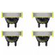 11. Philips Norelco OneBlade OneBlade 360 QP440/50 4 x Wymienne ostrze 360