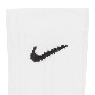 4. Skarpety dla dzieci Nike Everyday Cush Crew 6 par białe SX6910 100