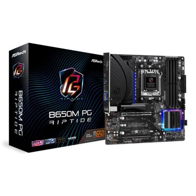 Asrock B650M PG Riptide AMD B650 Gniazdo AM5 micro ATX