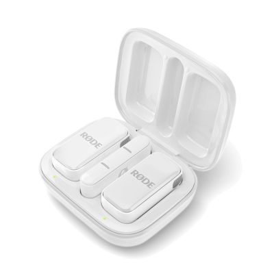 2. RODE Wireless Micro - 2-kanałowy cyfrowy system bezprzewodowy (Lightning, Biały)