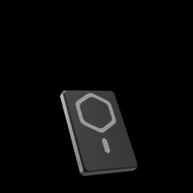 Powerbank UAG Ultra Slim 5K 5000 mAh z podstawką 10W kabel USB-C kompatybilny z MagSafe- tytanowy