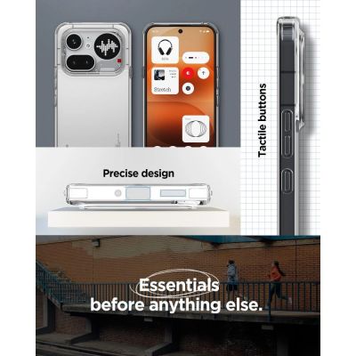 10. Etui Spigen Ultra Hybrid na Nothing Phone 4A Pro - przezroczyste