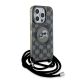 3. Etui Karl Lagerfeld IML Crossbody Monogram Karl & Choupette Head MagSafe na iPhone 15 Pro Max - czarne
