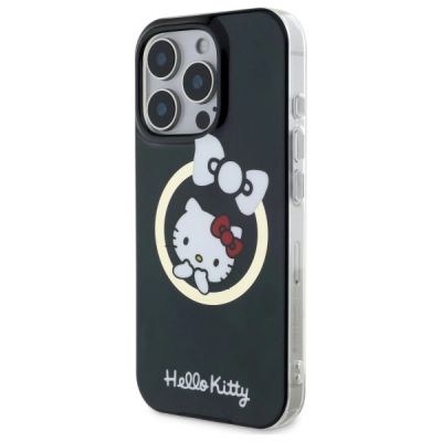 2. Etui Hello Kitty IML Fun Bow Magsafe na iPhone 16 Pro - czarne