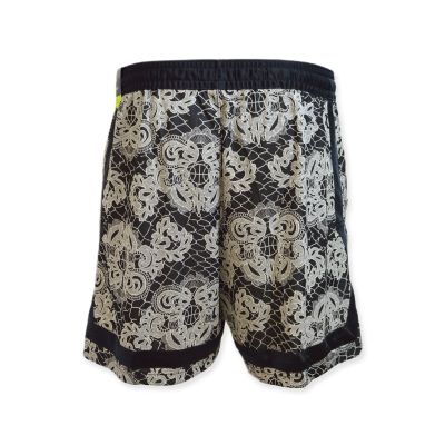 4. Spodenki damskie Nike Fly Crossover AOP Shorts Black/Light Bone - DC0869-010