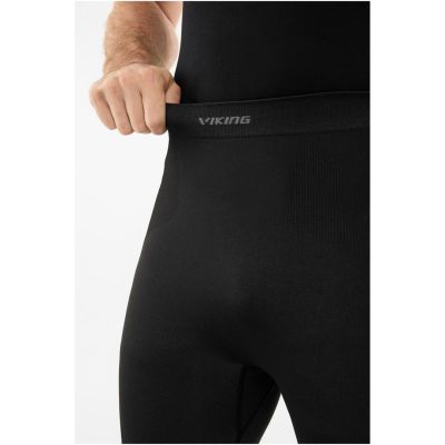 Bielizna męska VIKING Eiger 2.0 Pants 3/4 Bamboo czarno-szara   XXL