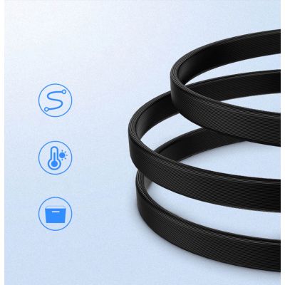 6. UGREEN kabel kątowy SATA 3.0 0.5m czarny (US217)