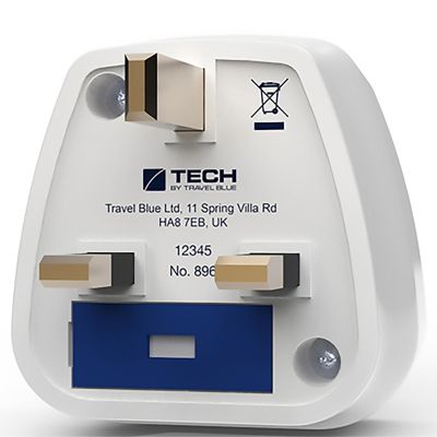 3. TRAVEL BLUE PRZEJŚCIÓWKA ADAPTER SHUCKO -> UK