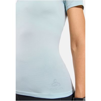 7. Koszulka damska ODLO BL TOP crew neck s/s PERFORMANCE X-LIGHT niebieska
