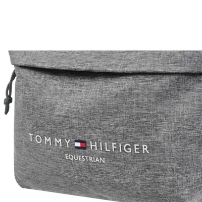 6. Plecak szkolny miejski Tommy Hilfiger Equestrian TH Groom Backpack 22L Szary - TH14UBAG987-027