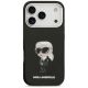 3. Etui Karl Lagerfeld IML Aquarelle Karl & Logo MagSafe na iPhone 17 Pro - czarne