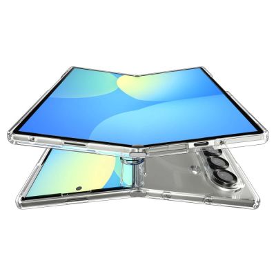 16. Etui Spigen Tough Armor Pro Mag MagSafe na Samsung Galaxy Z Fold 7 - przezroczysto-białe