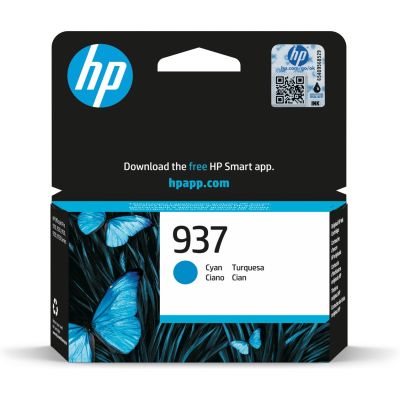 8. HP Oryginalny wkład z błękitnym atramentem 937