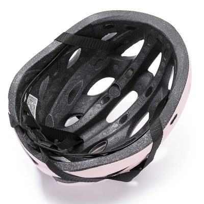 4. Kask rowerowy Rockbros z szybką, odpinane okulary z ochroną UV, odłączany daszek, unisex - różowy