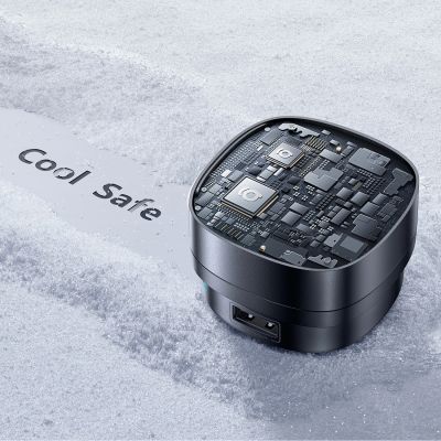 12. Ładowarka samochodowa Baseus PrimeTrip VR1 60W USB-A USB-C ze zwijanym kablem USB-C - czarna