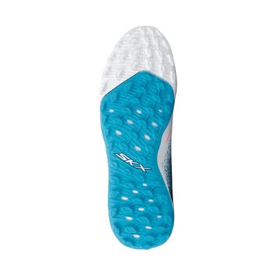 6. Buty piłkarskie Skechers Razor 1.5 Academy TF niebiesko-białe 252016 WTQP