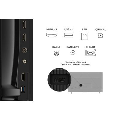 23. Telewizor TCL 55V6C DLED 55'' 4K Ultra HD Google TV Dolby Atmos DVB-T2 Metaliczny