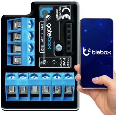 2. BLEBOX gateBox - Bezprzewodowy sterownik do bram IP20 kontroler
