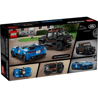 2. LEGO Speed Champions 77264 - Jaguar Project 7 i Land Rover Defender