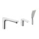Bateria wannowa 3-otworowa Siros chrom